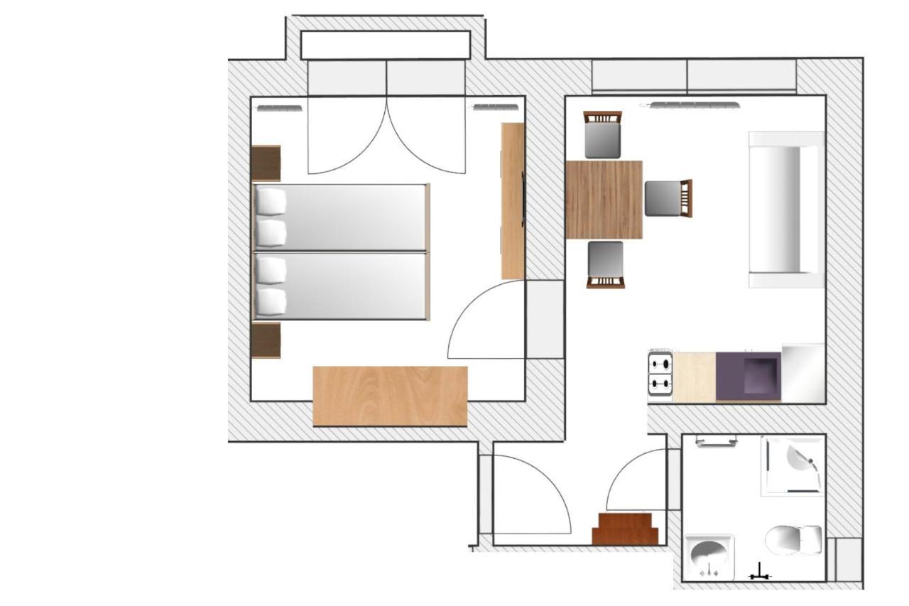 Moon Light Apartment เฮวิซ ภายนอก รูปภาพ