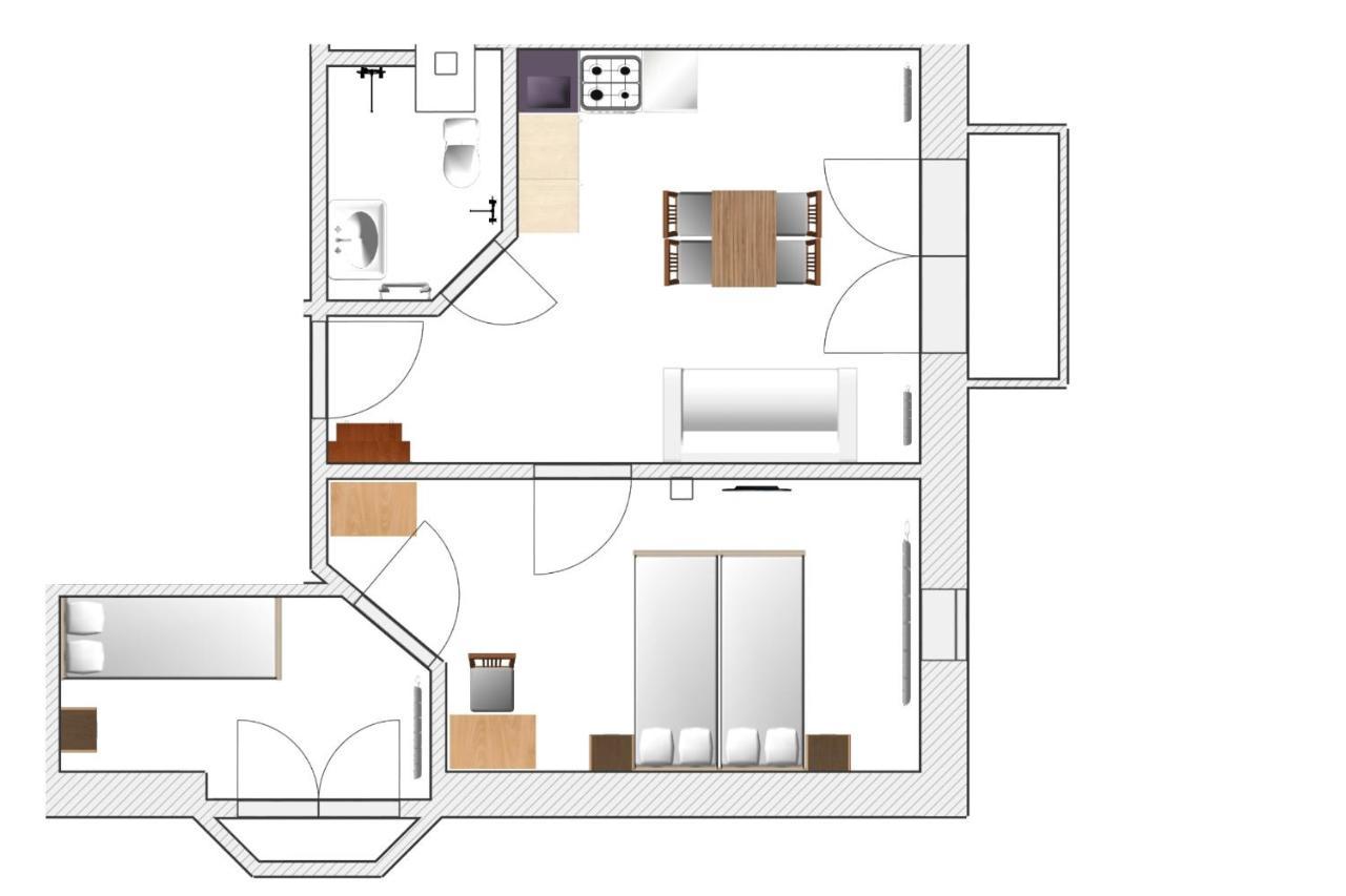 Moon Light Apartment เฮวิซ ภายนอก รูปภาพ